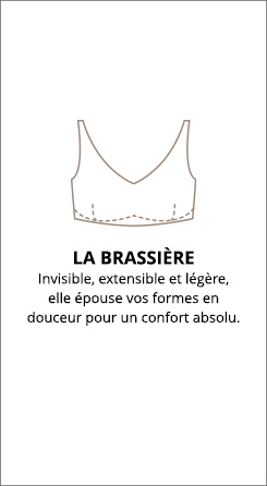 Brassiere - Invisible, extensible et légère, elle épouse vos formes en douceur pour un confort absolu !