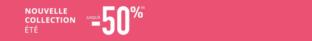 Jusqu'à -50% sur une large sélection