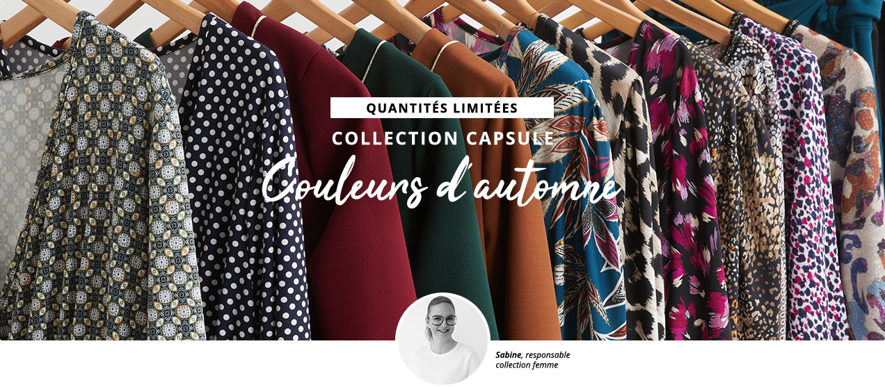 Quantités limitées Collection Capsule Couleurs d'automne