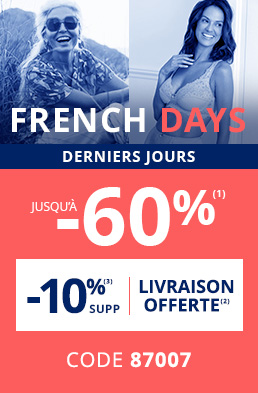 Les French Days ce week-end seulement