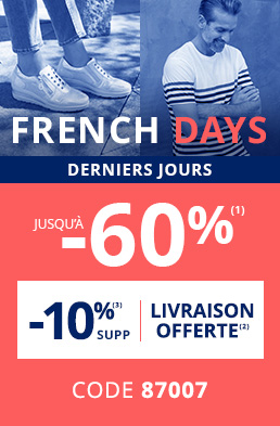 Les French Days ce week-end seulement