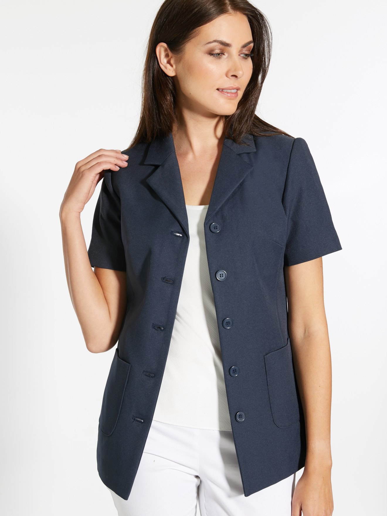 Veste gabardine, manches courtes - Daxon