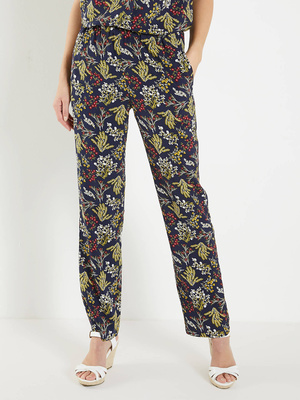 Pantalon fluide, entièrement élastiqué