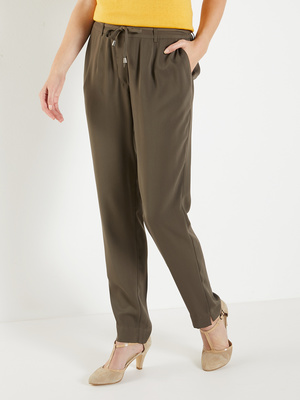 Pantalon en crêpe fluide