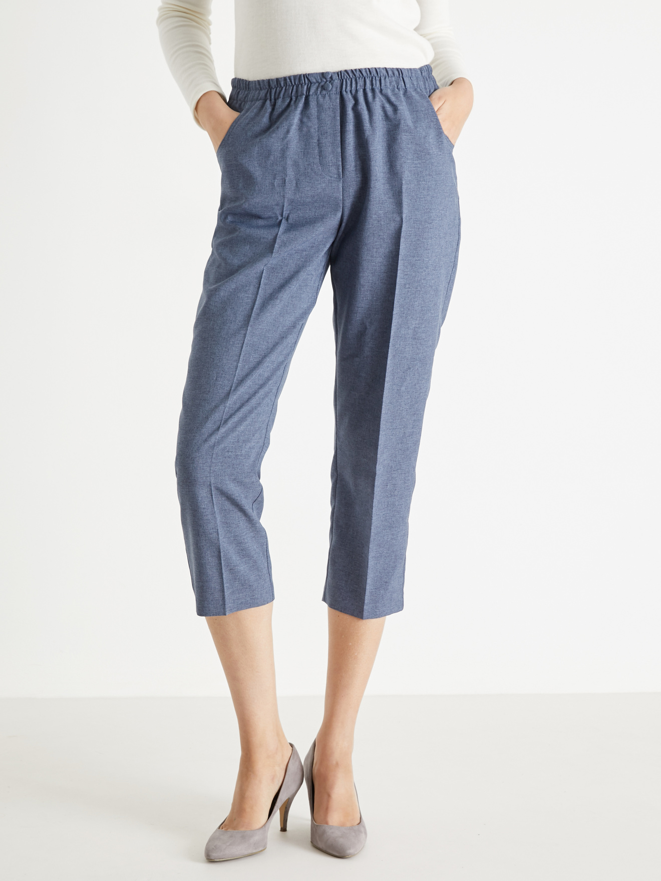 Pantacourt élastiqué, entrejambe 60cm Daxon