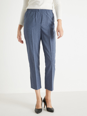 Pantalon élastiqué, entrejambe 69cm