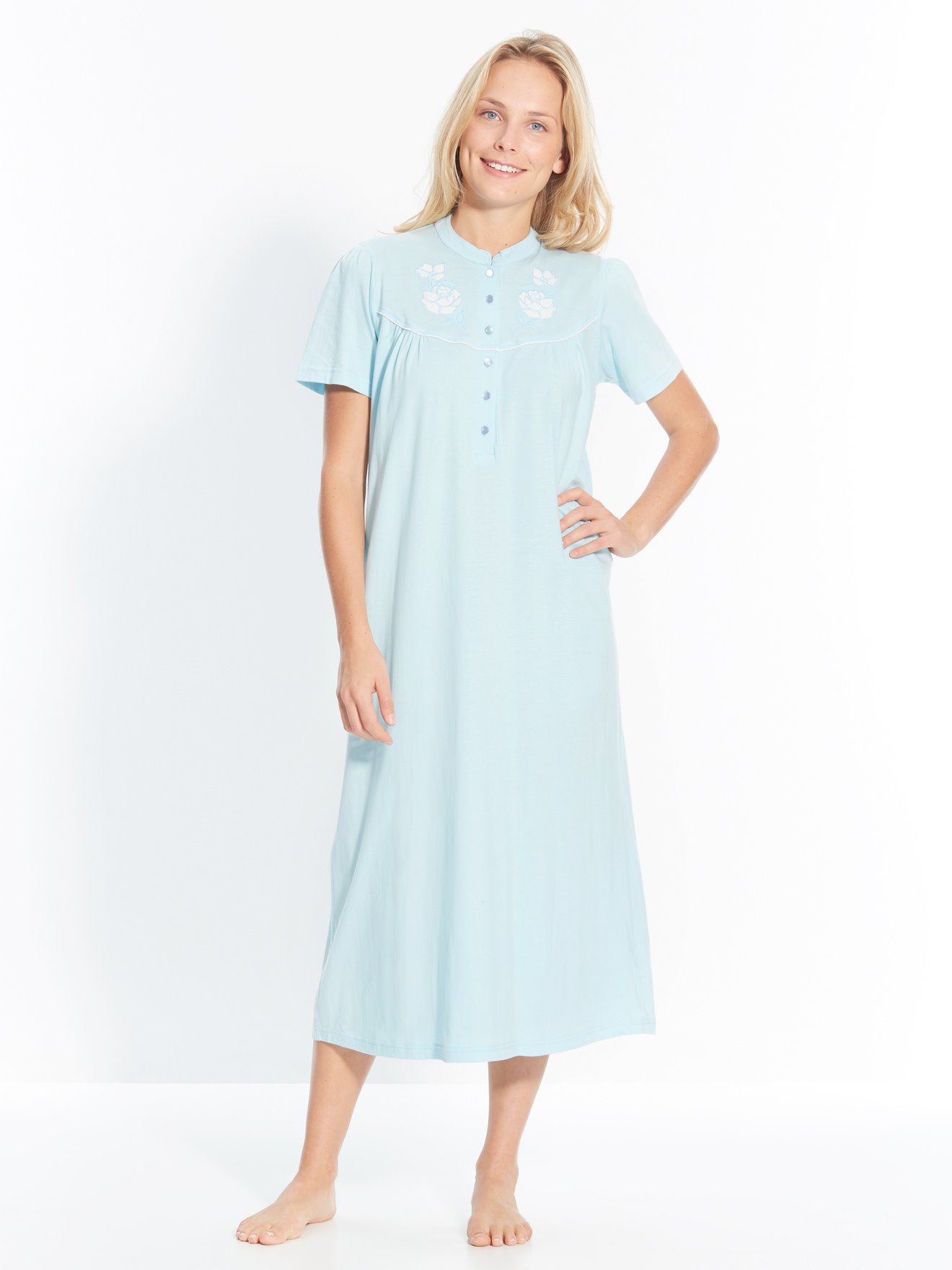 De Courtes Chemise Chemise De NuitManches 0Oyv8nPNmw