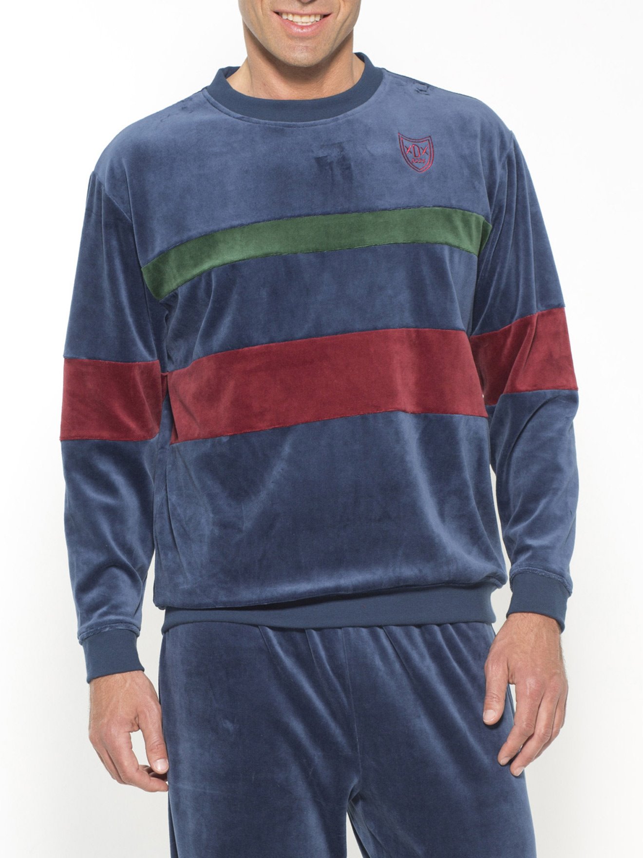 Pyjama forme jogging en velours - Daxon